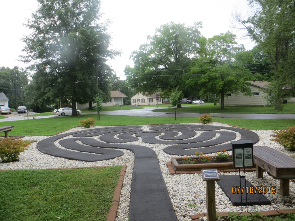 Prayer labyrinth, July 2015